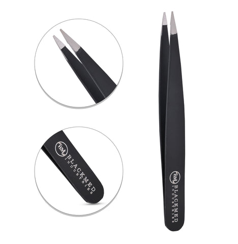 BLACK POINTED TIP TWEEZER