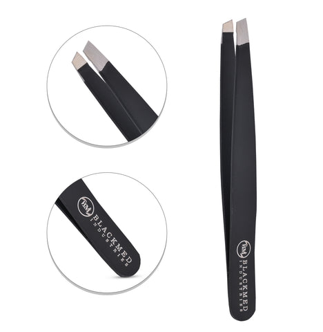 BLACK ANGLE TIP TWEEZER