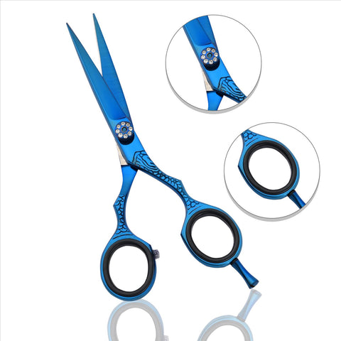 Professional Blue Dragon Titanium Cutting Scissor