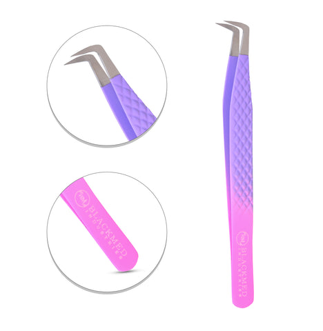 Purple Pink 90° Boot Tweezer