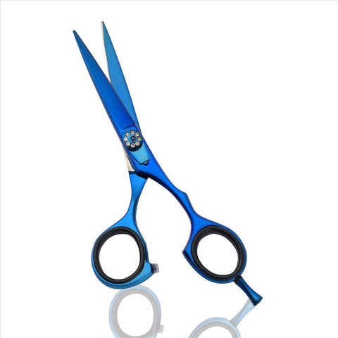 Titanium Blue Pro Barber Scissor