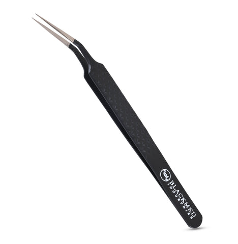 Black Long 45° Tip Tweezer